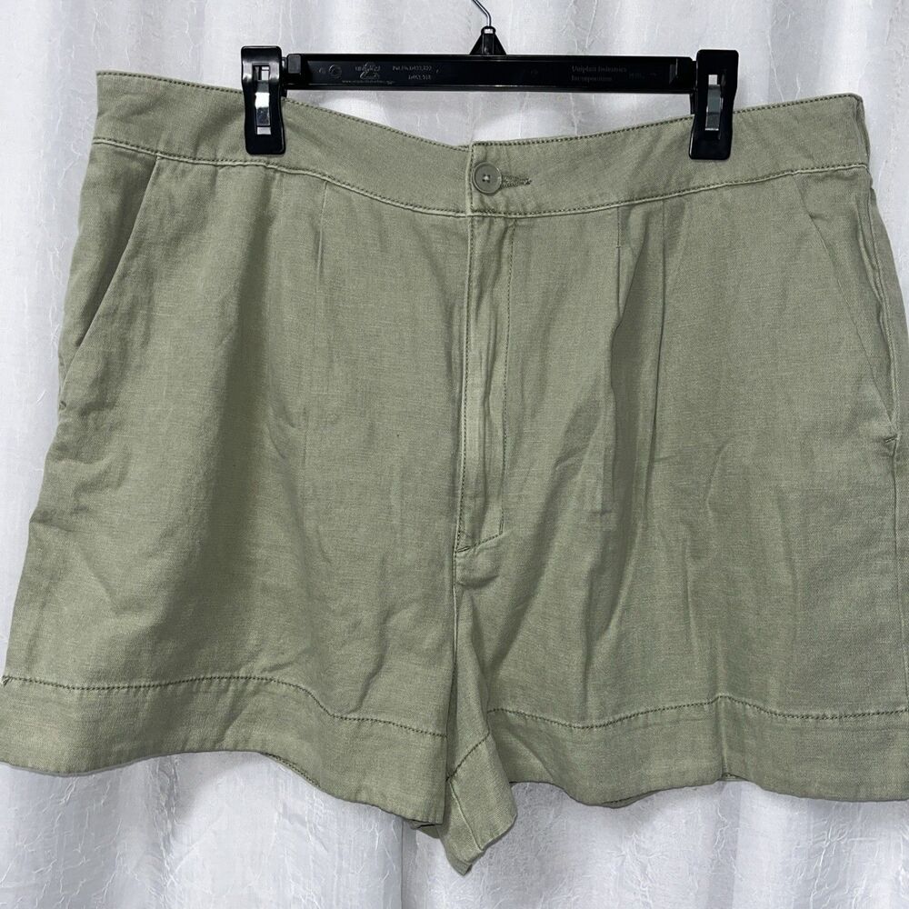 Joie Light Olive High-Rise Women's Shorts